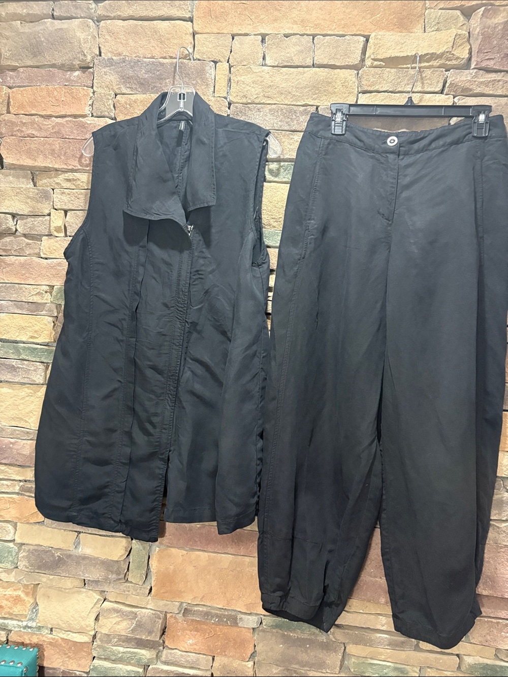 Stella Carakasi  Vest & Pant Set Pants Medium, Vest Large